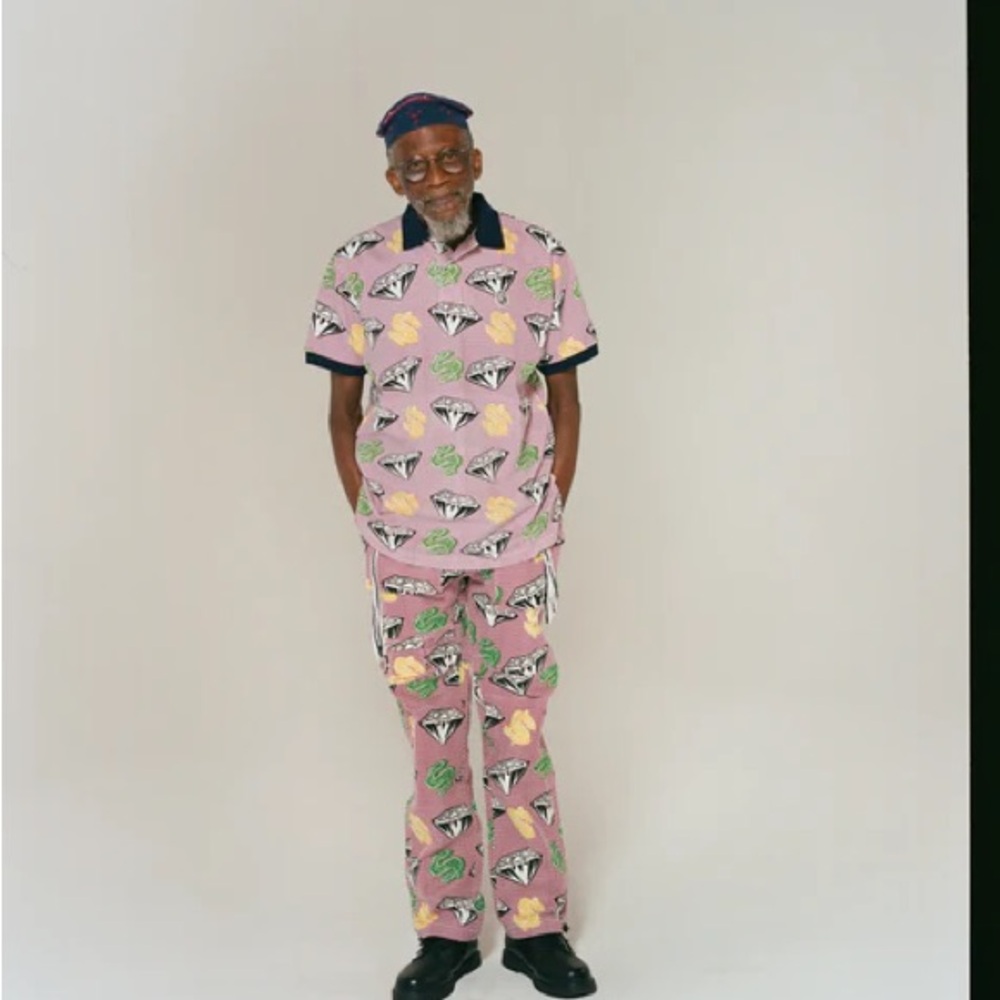 Billionaire Boys Club BB Dollar Cargo Pant in the "Bleach White" colorway Sz 32